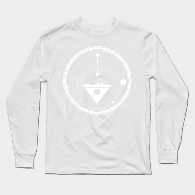 Town Orbit Long Sleeve T-Shirt by Taibatk5